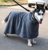 Super Absorbent, Quick Drying, Microfiber towel, Dog Bath Robe 1pcs