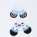 Winter Anti-Slip Pet Dog Socks Knit Socks Small Cat Dogs Warm Socks Chihuahua Thick Paw Protector Dog Socks Booties Accessories