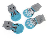 Winter Anti-Slip Pet Dog Socks Knit Socks Small Cat Dogs Warm Socks Chihuahua Thick Paw Protector Dog Socks Booties Accessories