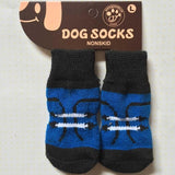 lovely pet Fashion Pets Dogs Socks 4Pcs Cute Puppy Dogs Pet Knits Socks Anti Slip Skid Bottom