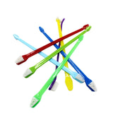 Hot Sale Pet Cat Dog Tooth Finger Brush Dental Care Pet Mouth Cleaning Sanitary Toothbrush Sturdy Teeth Plastic Long Brush 17CM