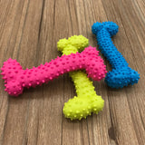 New Rubber Dog Toy with Thorn Bone Rubber Molar Teeth Pet Toy Dog bite Resistant Molar Training Drop Ship