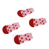 New Cat Dog Socks Kitten Puppy Elastic Anti Slip Warm Claw Paws Wear Indoor Polyester Pet Supplies