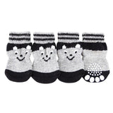 4 pcs Lovely Pet Puppy Soft Warm Socks Boots Winter Canvas Dog Shoes Small Dogs S-XL 1
