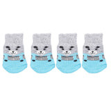 Pet Dog Puppy Cat Shoes Slippers Non-Slip Socks Pet Cute Indoor for Small Dogs Cats Snow Boots Socks pet supplies