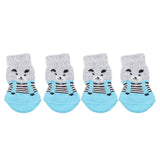 Pet Dog Puppy Cat Shoes Slippers Non-Slip Socks Pet Cute Indoor for Small Dogs Cats Snow Boots Socks pet supplies