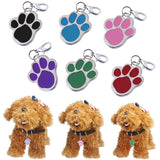 Fashion Footprint Shape Pendant Stainless Steel For Dog Pet Collars Puppy Cat Choker Necklaces Pendants Hot Sale