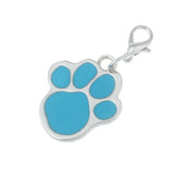 Fashion Footprint Shape Pendant Stainless Steel For Dog Pet Collars Puppy Cat Choker Necklaces Pendants Hot Sale